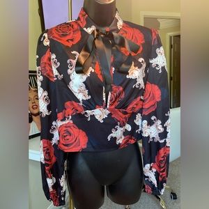 silk long sleeve blouse